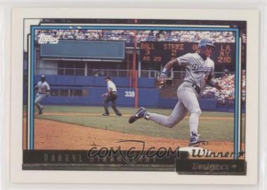 1992 Topps - [Base] - Gold Winner #550 - Darryl Strawberry