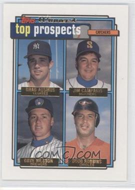 1992 Topps - [Base] - Gold Winner #58 - Top Prospects - Brad Ausmus, Jim Campanis, Dave Nilsson, Doug Robbins