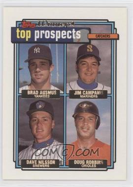 1992 Topps - [Base] - Gold Winner #58 - Top Prospects - Brad Ausmus, Jim Campanis, Dave Nilsson, Doug Robbins
