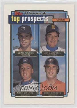 1992 Topps - [Base] - Gold Winner #58 - Top Prospects - Brad Ausmus, Jim Campanis, Dave Nilsson, Doug Robbins