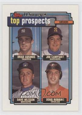 1992 Topps - [Base] - Gold Winner #58 - Top Prospects - Brad Ausmus, Jim Campanis, Dave Nilsson, Doug Robbins