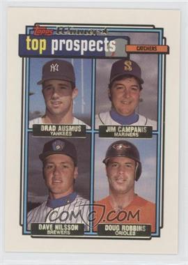 1992 Topps - [Base] - Gold Winner #58 - Top Prospects - Brad Ausmus, Jim Campanis, Dave Nilsson, Doug Robbins