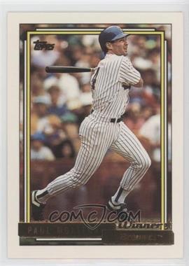 1992 Topps - [Base] - Gold Winner #600 - Paul Molitor