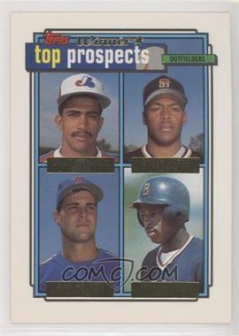 1992 Topps - [Base] - Gold Winner #618 - Top Prospects - Cesar Hernandez, Dan Peltier, Steve Hosey, Jeff McNeely