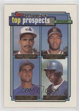 1992 Topps - [Base] - Gold Winner #618 - Top Prospects - Cesar Hernandez, Dan Peltier, Steve Hosey, Jeff McNeely