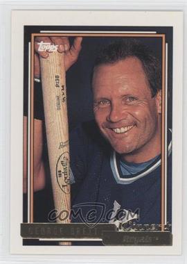 1992 Topps - [Base] - Gold Winner #620 - George Brett