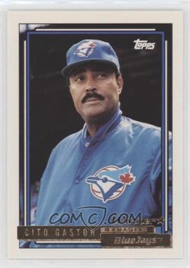 1992 Topps - [Base] - Gold Winner #699 - Cito Gaston