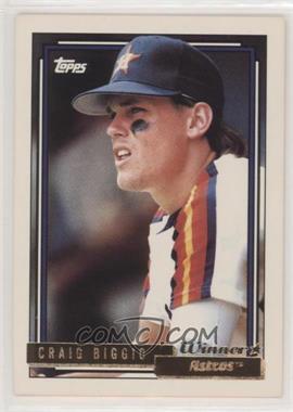 1992 Topps - [Base] - Gold Winner #715 - Craig Biggio