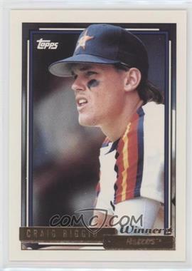 1992 Topps - [Base] - Gold Winner #715 - Craig Biggio