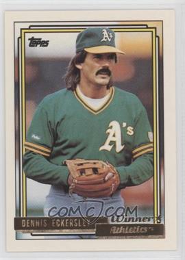 1992 Topps - [Base] - Gold Winner #738 - Dennis Eckersley