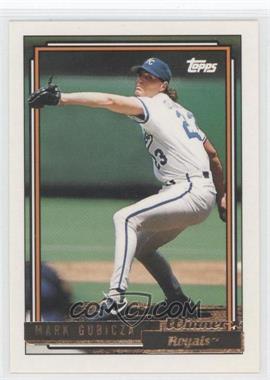 1992 Topps - [Base] - Gold Winner #741 - Mark Gubicza