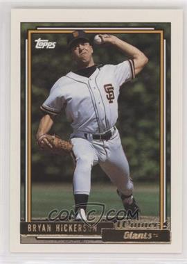 1992 Topps - [Base] - Gold Winner #8 - Bryan Hickerson