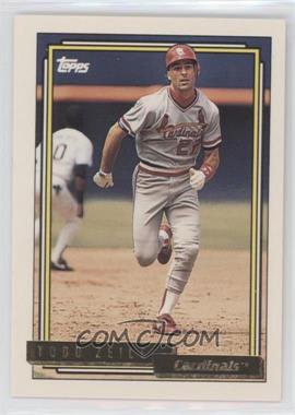 1992 Topps - [Base] - Gold #275 - Todd Zeile