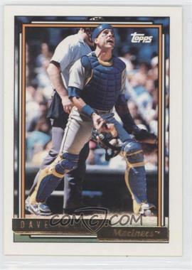 1992 Topps - [Base] - Gold #294 - Dave Valle