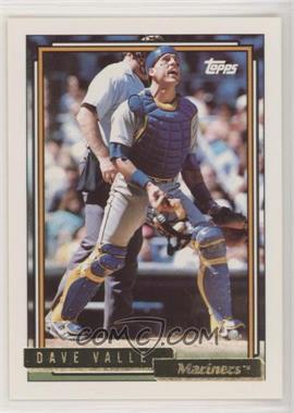 1992 Topps - [Base] - Gold #294 - Dave Valle