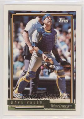 1992 Topps - [Base] - Gold #294 - Dave Valle