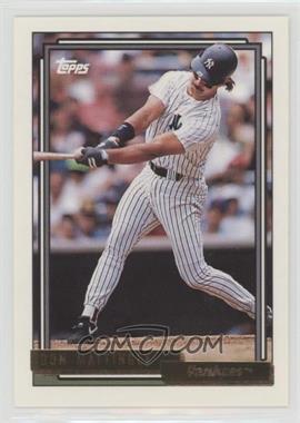 1992 Topps - [Base] - Gold #300 - Don Mattingly