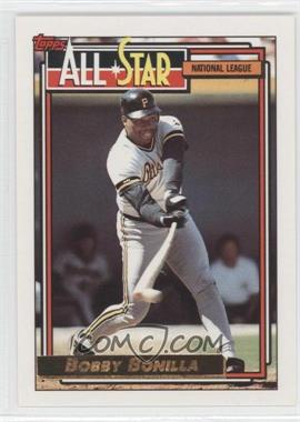 1992 Topps - [Base] - Gold #392 - All-Star - Bobby Bonilla
