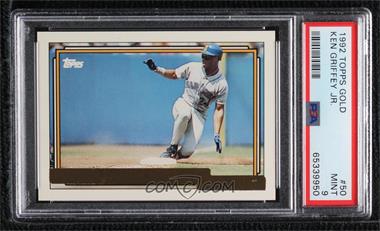 1992 Topps - [Base] - Gold #50 - Ken Griffey Jr. [PSA 9 MINT]