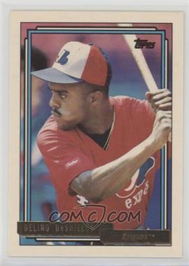 1992 Topps - [Base] - Gold #515 - Delino DeShields [Noted]