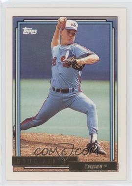 1992 Topps - [Base] - Gold #526 - Doug Piatt