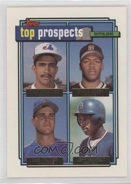 1992 Topps - [Base] - Gold #618 - Top Prospects - Cesar Hernandez, Dan Peltier, Steve Hosey, Jeff McNeely