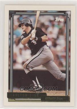 1992 Topps - [Base] - Gold #630 - Carlton Fisk