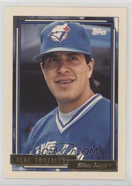 1992 Topps - [Base] - Gold #681 - Rene Gonzales [Noted]