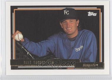 1992 Topps - [Base] - Gold #75 - Bret Saberhagen