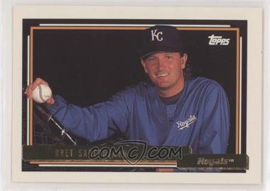 1992 Topps - [Base] - Gold #75 - Bret Saberhagen