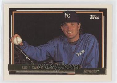 1992 Topps - [Base] - Gold #75 - Bret Saberhagen