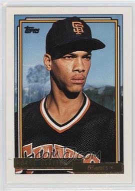 1992 Topps - [Base] - Gold #786 - Royce Clayton