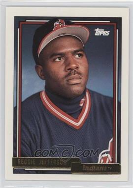 1992 Topps - [Base] - Gold #93 - Reggie Jefferson