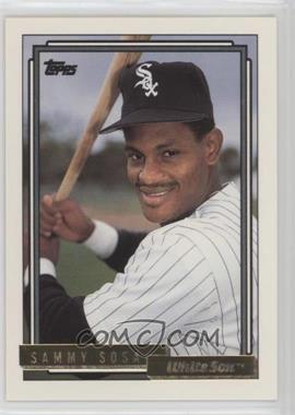 1992 Topps - [Base] - Gold #94 - Sammy Sosa