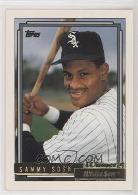 1992 Topps - [Base] - Gold #94 - Sammy Sosa