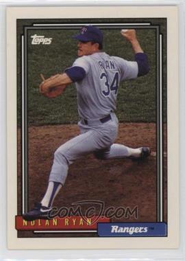 1992 Topps - [Base] #1 - Nolan Ryan