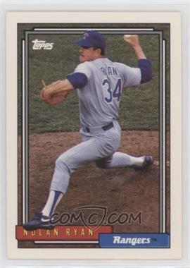 1992 Topps - [Base] #1 - Nolan Ryan