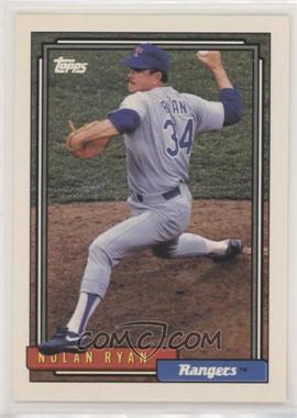 1992 Topps - [Base] #1 - Nolan Ryan