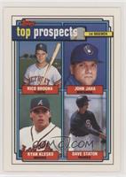 Top Prospects - Rico Brogna, John Jaha, Ryan Klesko, Dave Staton