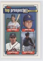 Top Prospects - Rico Brogna, John Jaha, Ryan Klesko, Dave Staton