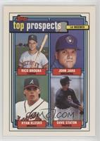 Top Prospects - Rico Brogna, John Jaha, Ryan Klesko, Dave Staton