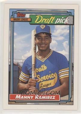 1992 Topps - [Base] #156 - Manny Ramirez