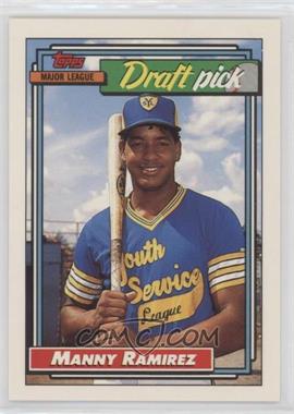 1992 Topps - [Base] #156 - Manny Ramirez