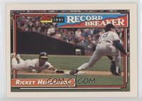 Record Breaker - Rickey Henderson (Year on Front 1991)