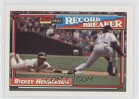 Record Breaker - Rickey Henderson (Year on Front 1991)