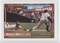 Record Breaker - Rickey Henderson (Year on Front 1991)