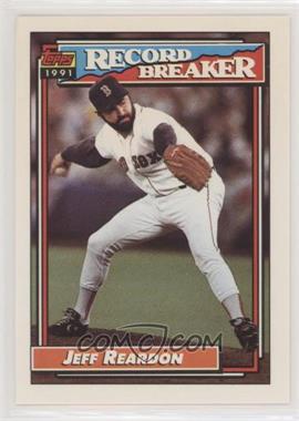 1992 Topps - [Base] #3 - Record Breaker - Jeff Reardon