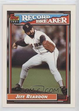 1992 Topps - [Base] #3 - Record Breaker - Jeff Reardon