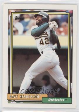 1992 Topps - [Base] #335 - Dave Henderson