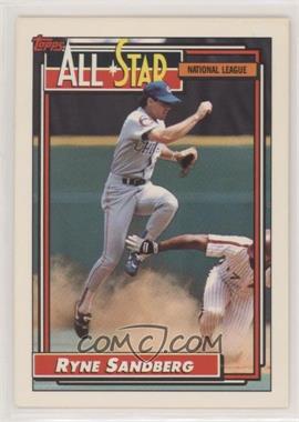 1992 Topps - [Base] #387 - All-Star - Ryne Sandberg